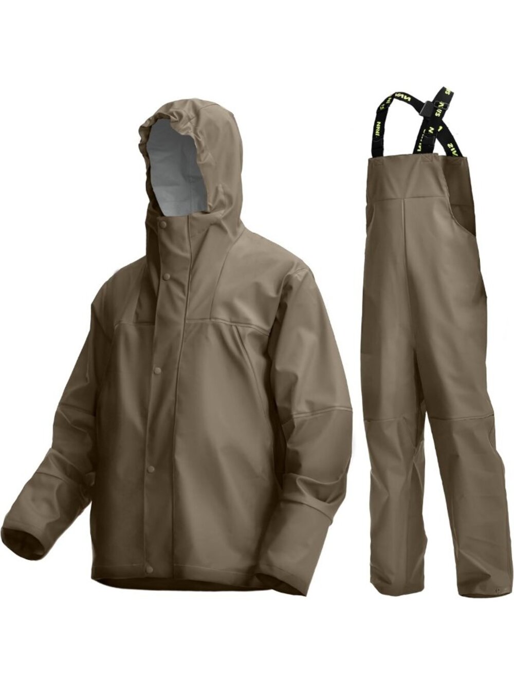Men's Waterproof Rain Suit - 3-Piece PU PRO Workwear for Heavy Duty Protection